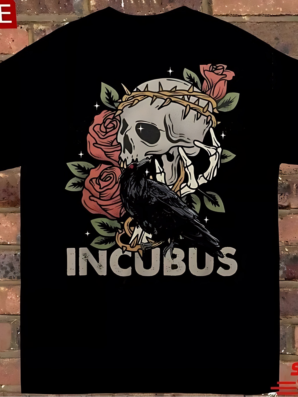 Incubus Unisex Alternative Rock Minimal Graphic Street Tee Outfit T-Shirt 165